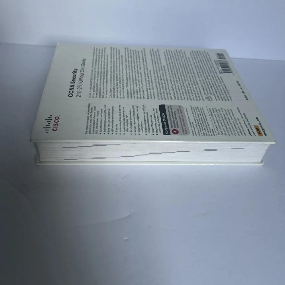 CCNA Security 210-260 Official Cert Guide Omar Santos Hardcover Good